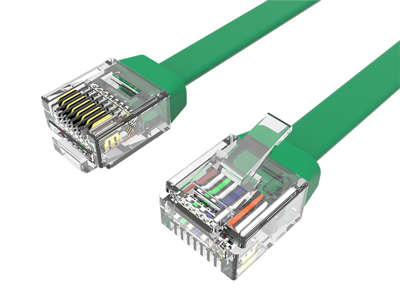Cavo patch piatto U/UTP CAT.5E non schermato